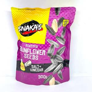 Edible Seeds: SNAKAS Sunflower Seeds w/ Salt & Vinegar 300g