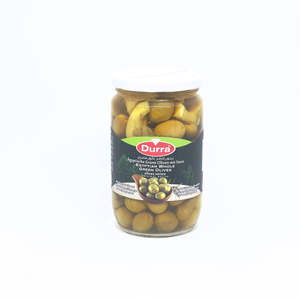 Olives: DURRA Egyptian Whole Green Olives Tvahy 700g
