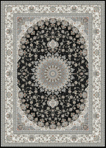 Naeen Navy Traditional Area Rug