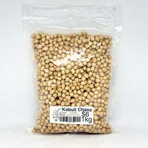 Beans Legumes: KASHISH Kabuli Chana / Raw Dried Chickpeas 1kg