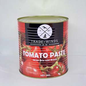 TRADEWINDS Tomato Paste 28/30 Brix Cold Break 3kg