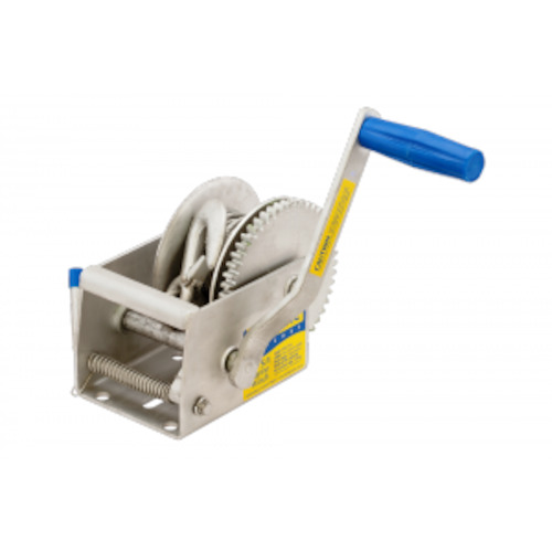 700kg Trailer Winch 5: 1 c/w W.Cable & Hk Winch - Trailer Trailer Parts HES NZ