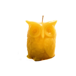 Moulded Candles: Owl Votive Candle