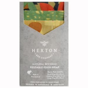 Saxony Beeswax Food Wrap Starter Pack