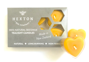 Gifts Under 20: Heart Shape Beeswax Tealight Candles