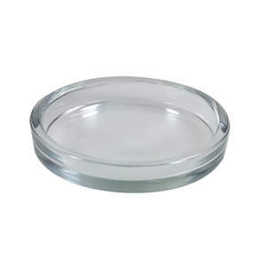 Round Glass Candle Holder/Plate