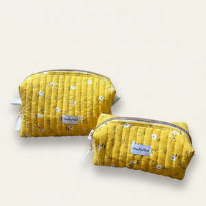 Daisy Sunshine Matching quilted bag set
