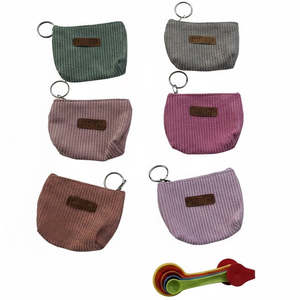 Accessories: Mini Corduroy Coin Purse Keyring (Retail)