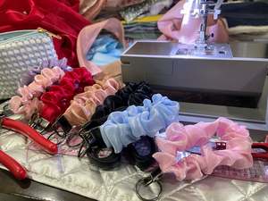 Accessories: Satin Scrunchie Keyring – Everyday Accessory