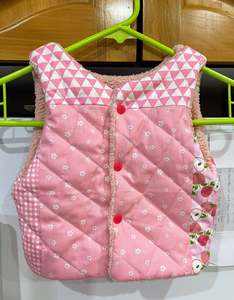 Custom Orders: 🧵 Patchwork Children’s Vest (1–6 years old)