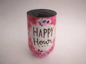 Drinkware: Happy Hour Wine Tumbler