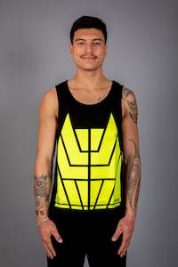 Shirts: Transform Men's Singlet Yellow [Hi-Vis]