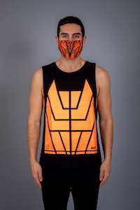 Transform Men's Muscle Singlet Orange [Hi-Vis]