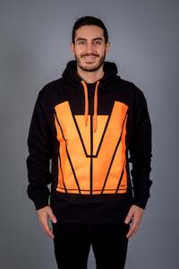 Hoodies: Classic Unisex Hoodie Orange [Hi-Vis]