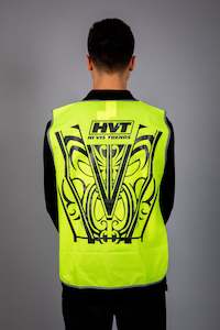 [Hi Vis] Adult Vest-HVT LOGO - Yellow
