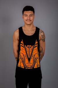 Maori Men's Singlet Orange [Hi-Vis]