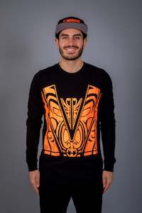 Maori Unisex Longsleeve Orange [Hi-Vis]