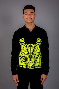 Maori L/S Men's Collared Polo Yellow [Hi-Vis]