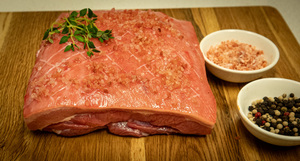Pork Belly Rind On