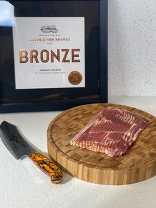 Maple Dry Cured Streaky Bacon Award Winning