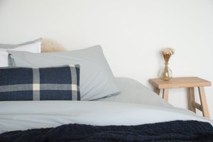Products: ESSENTIALS Steely Blue Duvet Set - Hiber-Nation Linen
