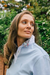 Womens Rugby Jerseys: Lucy Rugby in Light Blue