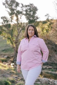 Womens Workshirts: Heidi Workshirt in Pink