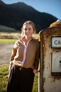 Ladies Shirts: Matilda Linen Cotton Blend Shirt