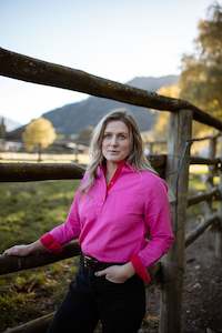 Ladies Shirts: Bridie Linen Cotton Blend Shirt