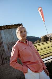 Heidi Workshirt in Coral