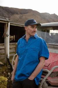 Toby Workshirt in Cobalt Blue