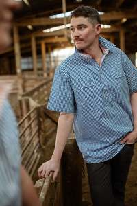 New Arrivals: Toby Workshirt in Blue and White Check