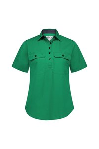 Womens Workshirts: Alice Workshirt in Emerald Green