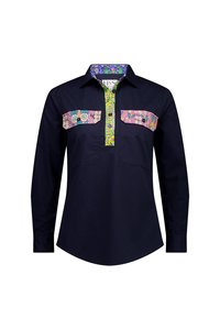 Heidi Workshirt in Navy with Floral
