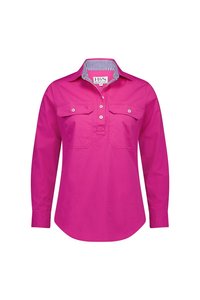 Womens Workshirts: Heidi Workshirt in Bright Pink
