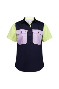 Alice Workshirt in Lilac and Yellow Multi