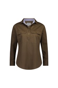 Womens Workshirts: Heidi Workshirt in Chocolate
