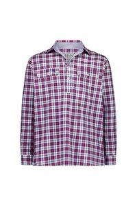 Albie Workshirt in Red and Navy Check