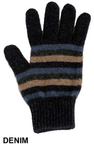 Products: Multi Striped Glove (9950) possum merino