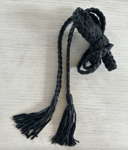 Belts: PLAITED LEATHER BELT