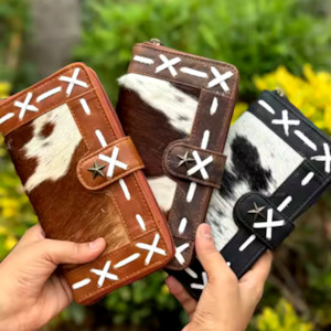 Handbags: Lucy X-Stitch Wallet (3 colours available)