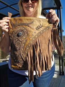 Cowhide Bags: Kiri - Aged Leather