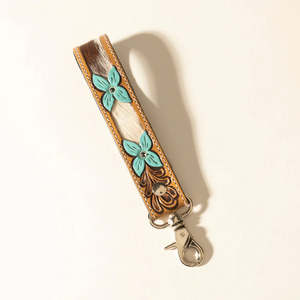 Cowhide Bags: Forget Me Not Key Fob