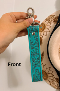 Accessories: Large Turquoise Key Fob