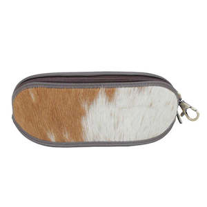 Accessories: Sunglasses Case - Jersey Brown