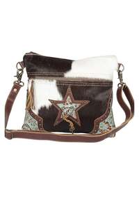 Cowhide Bags: Star of The Show - Messenger Bag