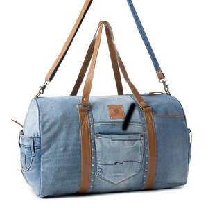 Billie Jean Duffle - Light/Mid Blue Wash