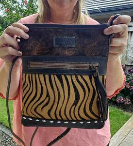 Cowhide Bags: Ursula - Wild Child Crossbody