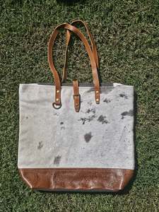 Cowhide Bags: Renee - Snowstorm