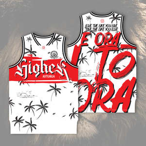 Singlets: LIVE THE LIFE YOU LOVE BBALL SINGLET